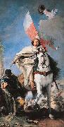 Giovanni Battista Tiepolo St Jacobus defeats the Moors. oil painting